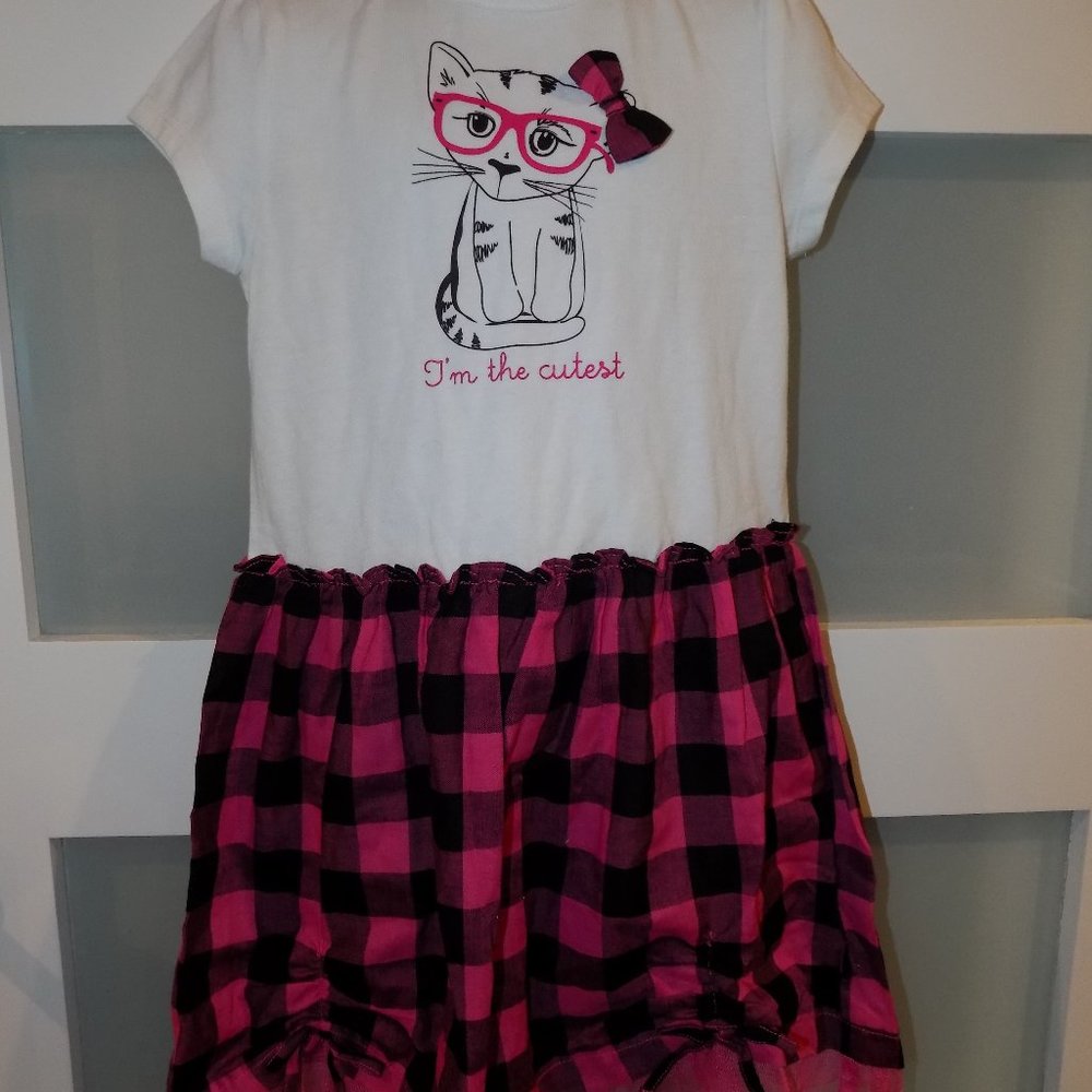 Kalula Kids I'm the Cutest Cat Dress size 4T Girl's NEW